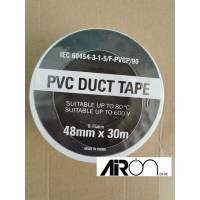 Duct Tape (PVC) 48mm x 30m 1 Roll White